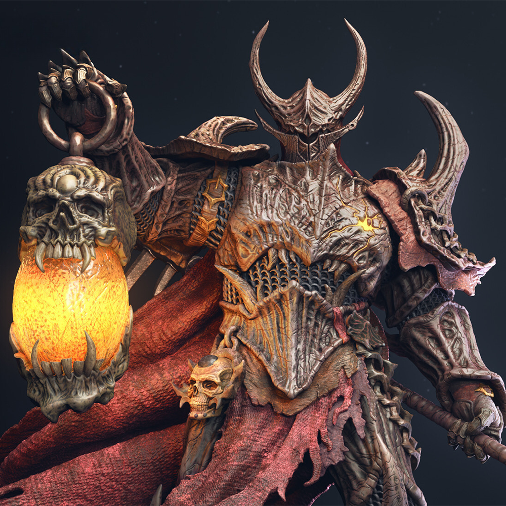 Retribution - Death Knight - 150mm Model STLs
