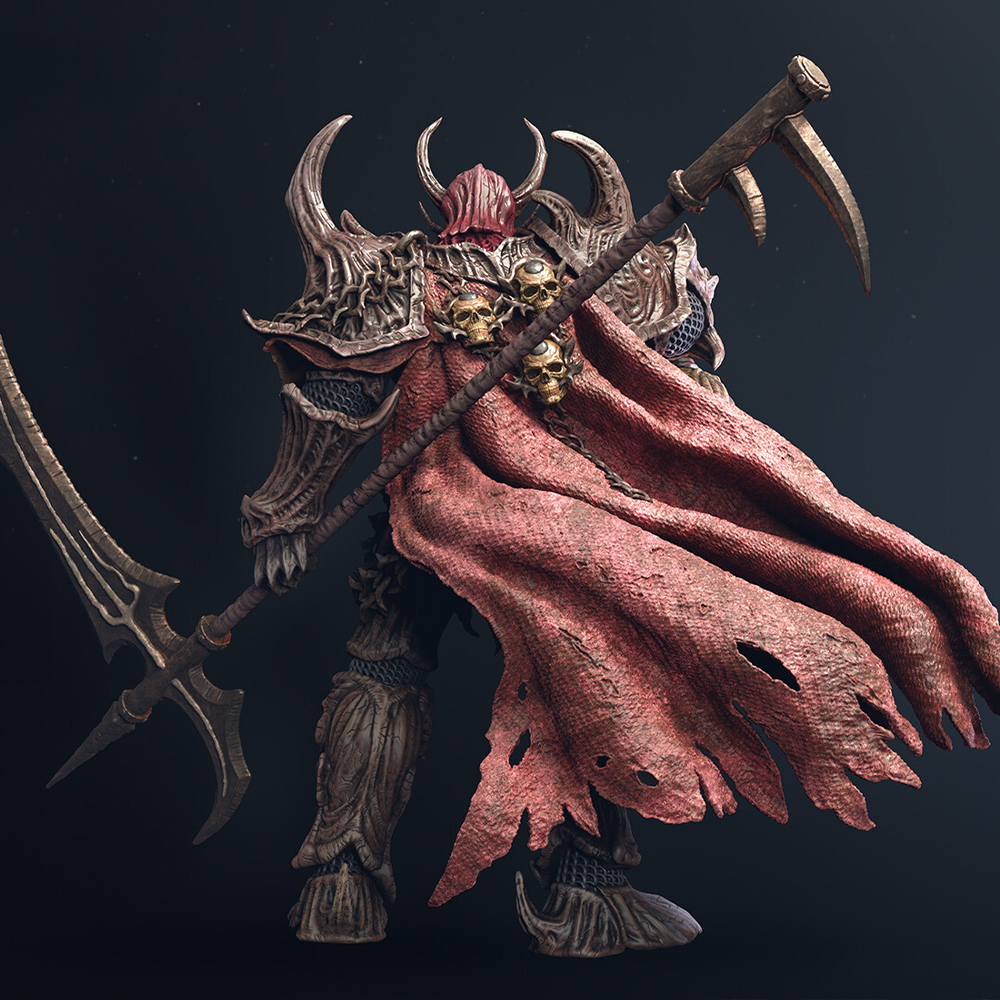 Retribution - Death Knight - 150mm Model STLs