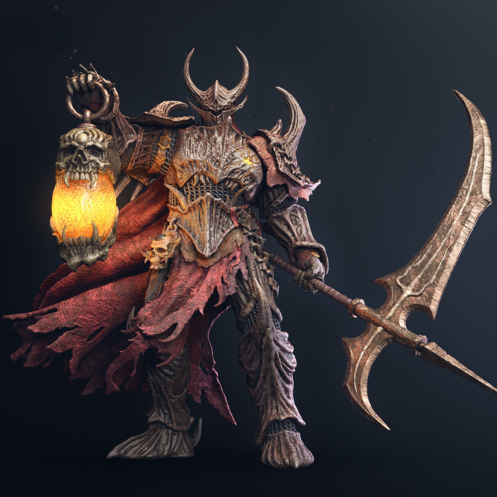 Retribution - Death Knight - 150mm Model STLs